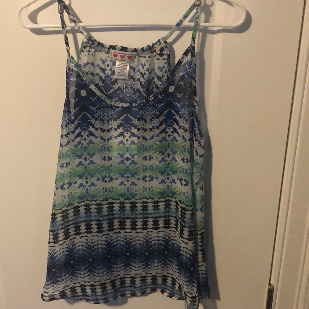 Pattern tank top